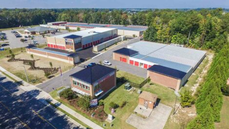 Exterior view of MyStorage Centers Suffolk, VA self storage facility.